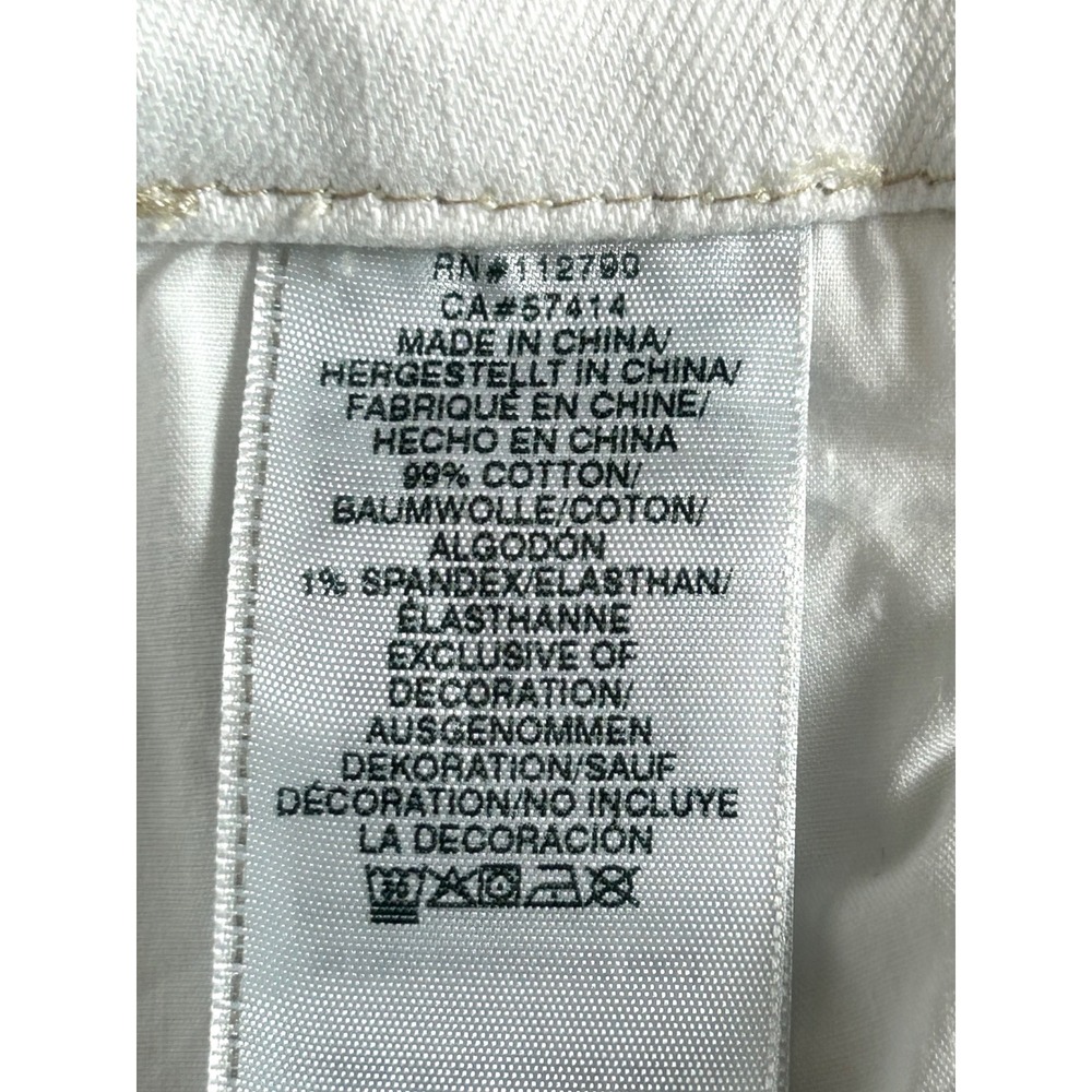 True Religion Rocco Relaxed Skinny Jeans White Renegade SN Mens 33 Stretch Denim - Picture 8 of 15